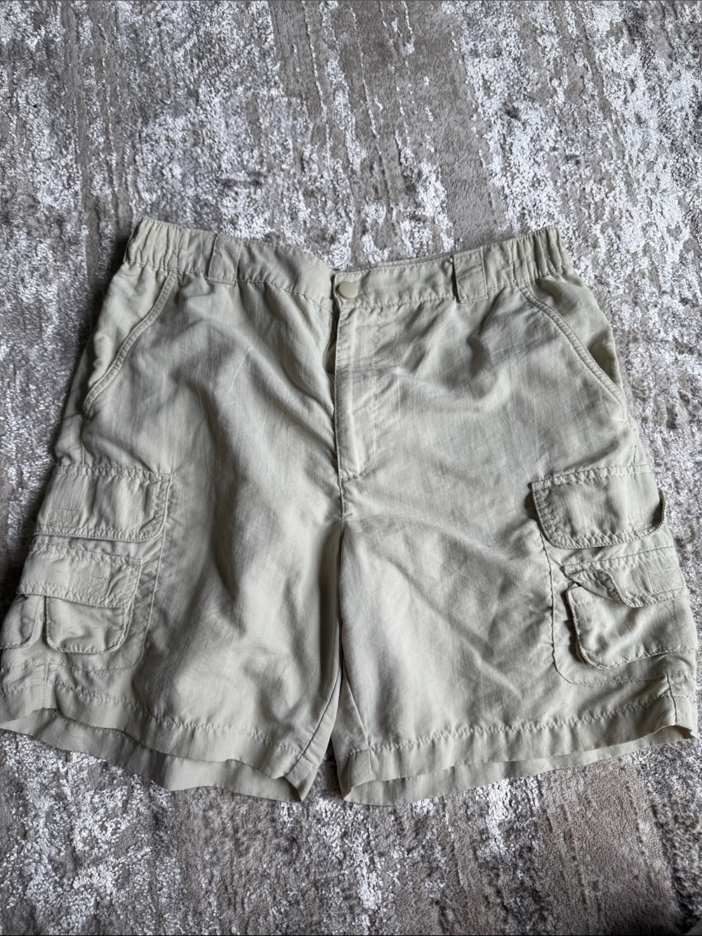 Outdoor Life Men's Khaki Cargo Shorts